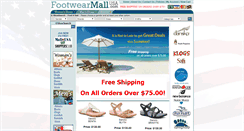 Desktop Screenshot of footwearmallusa.com