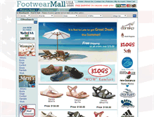 Tablet Screenshot of footwearmallusa.com